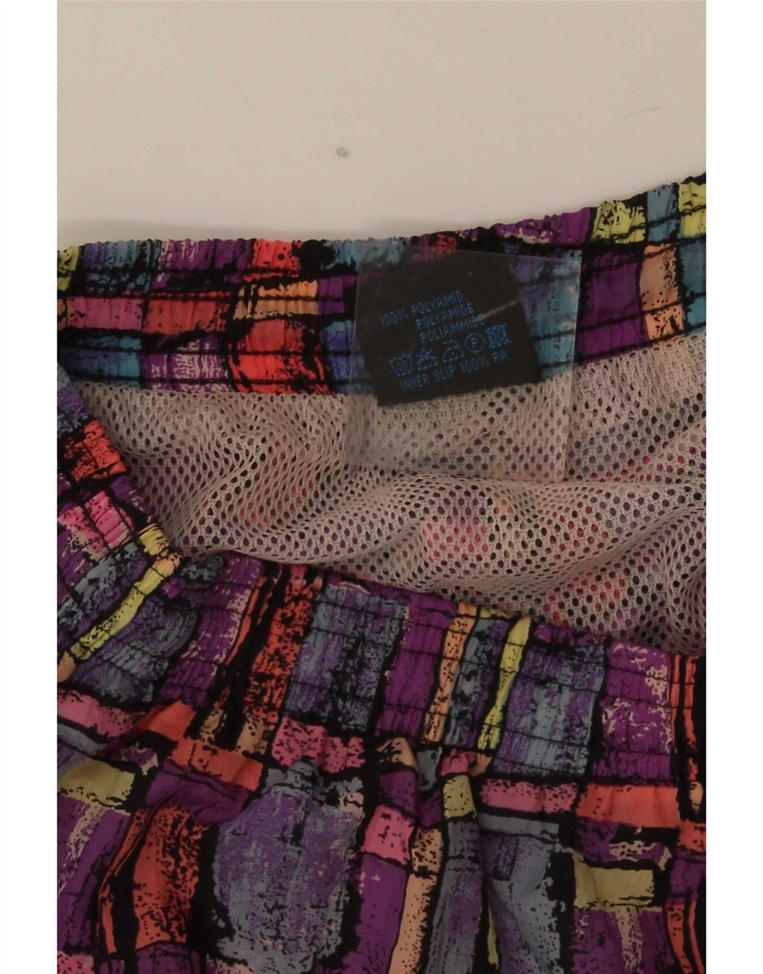 Santostefano Short De Bain Petit Polyamide Géométrique Multicolore Homme