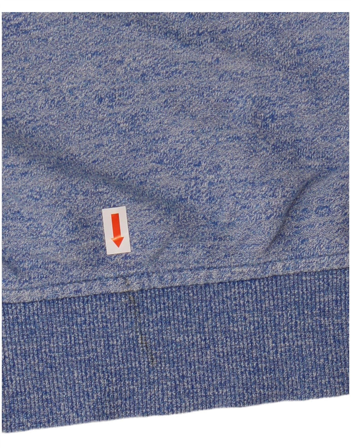 Lyle & Scott Sweat-shirt pour homme en coton moucheté petit bleu