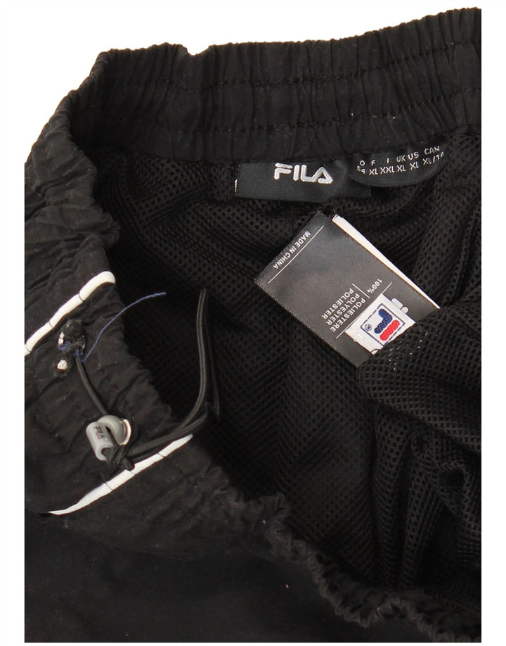 FILA Pantalon de survêtement Graphic Capri Homme Noir XL Polyester
