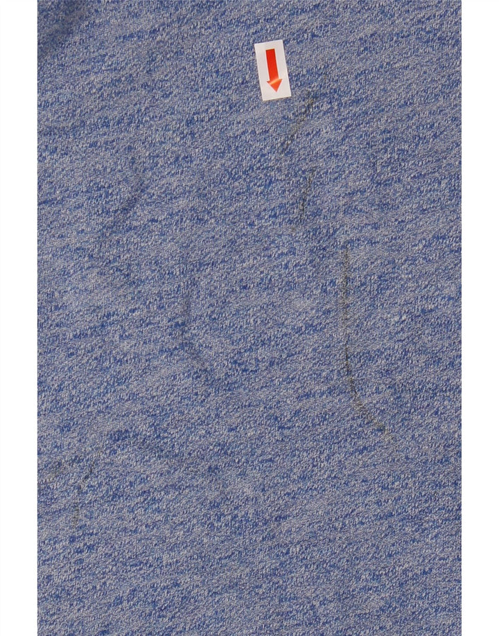 Lyle & Scott Sweat-shirt pour homme en coton moucheté petit bleu