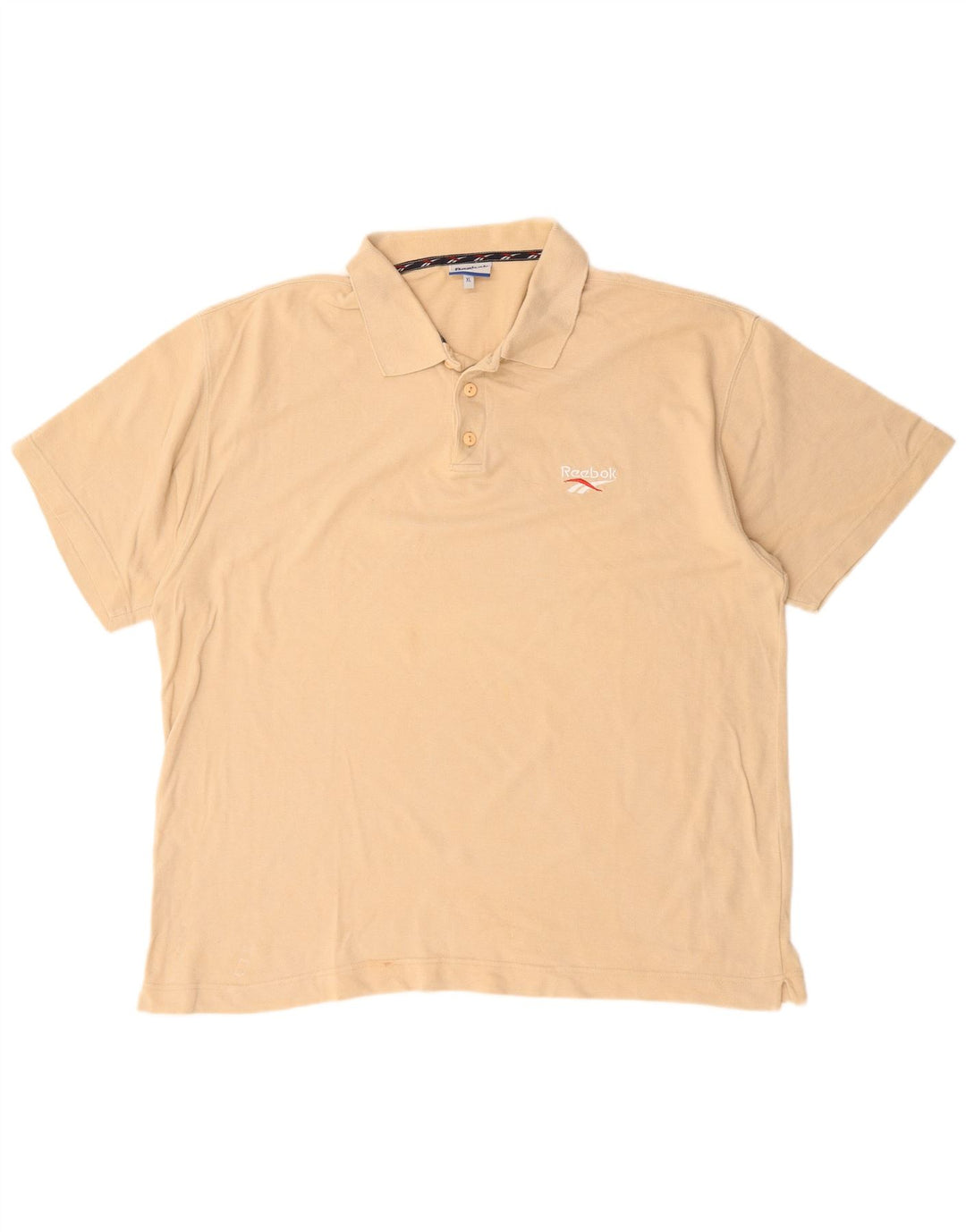 Reebok Polo Homme XL Beige Coton