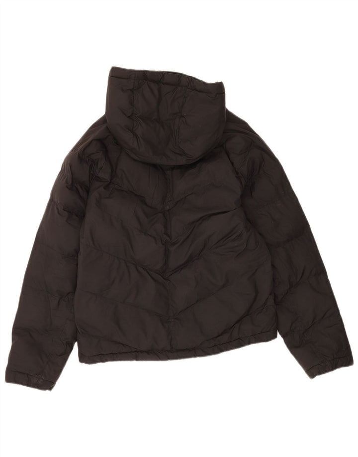 Nike Veste matelassée à capuche pour fille 12-13 ans Large Noir Polyester