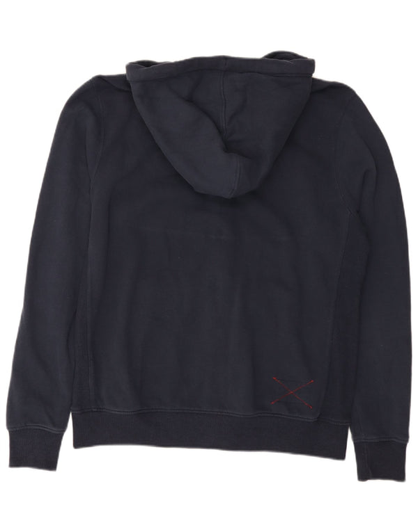 Fat Face Pull à capuche zippé pour homme en coton bleu marine Taille L