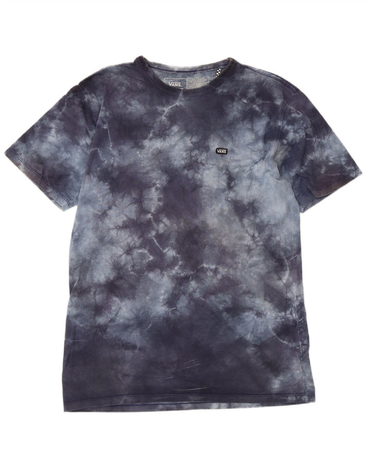 VANS T-shirt coupe classique pour homme en coton tie-dye bleu marine moyen