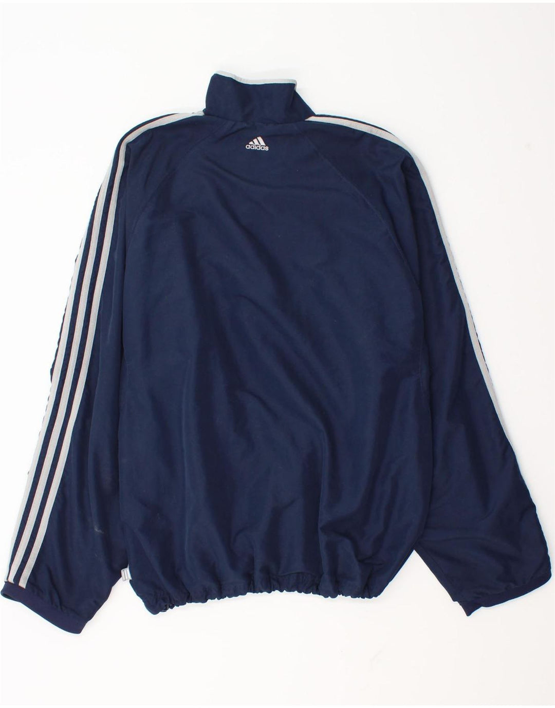 Adidas Haut de survêtement graphique pour homme UK 40/42 Bleu marine moyen