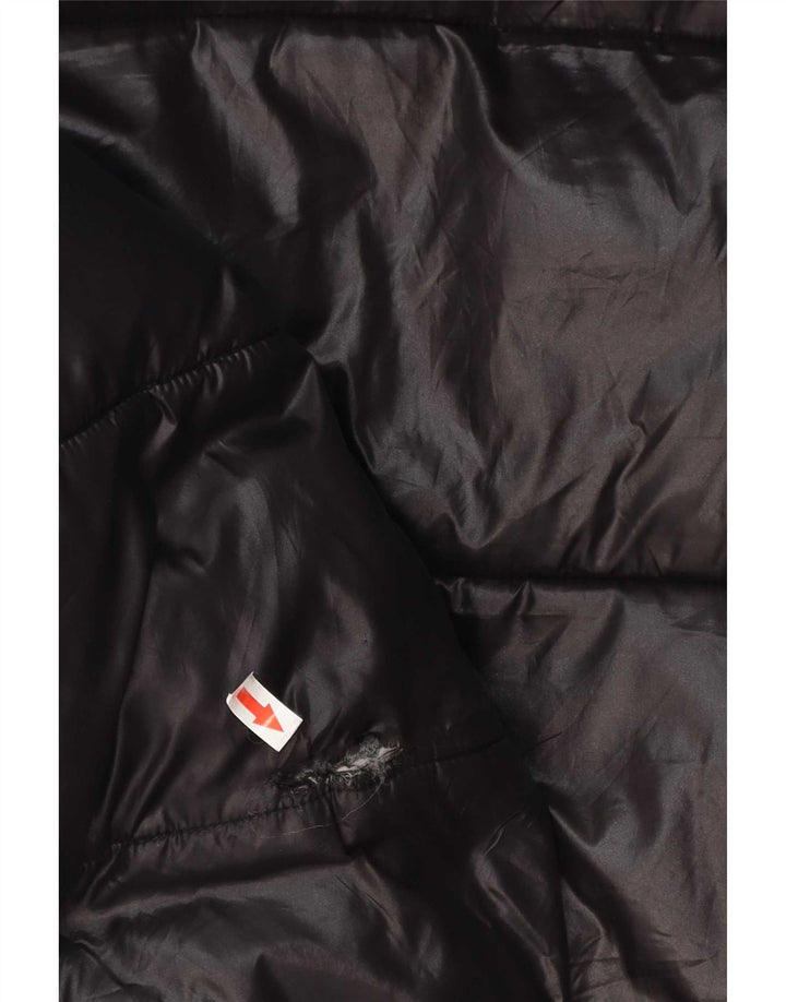 Michael Kors Veste matelassée à capuche pour homme UK 38 Medium Noir Polyester