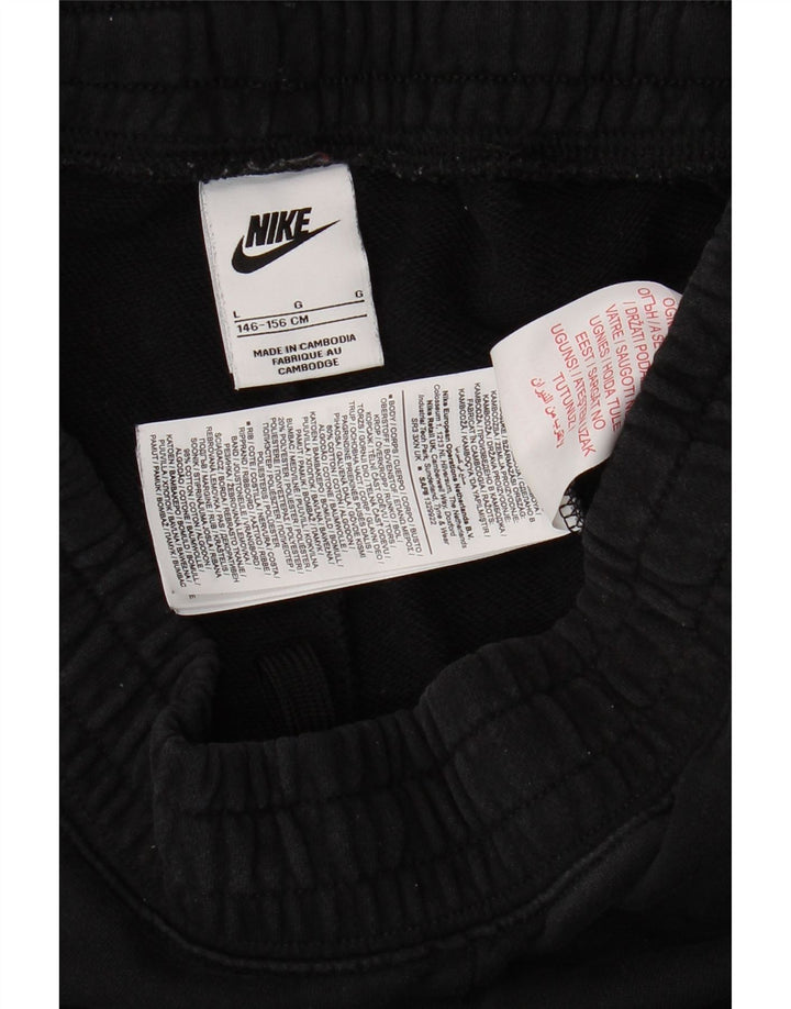 NIKE Pantalon de survêtement fille Joggers 12-13 ans Large Noir Coton