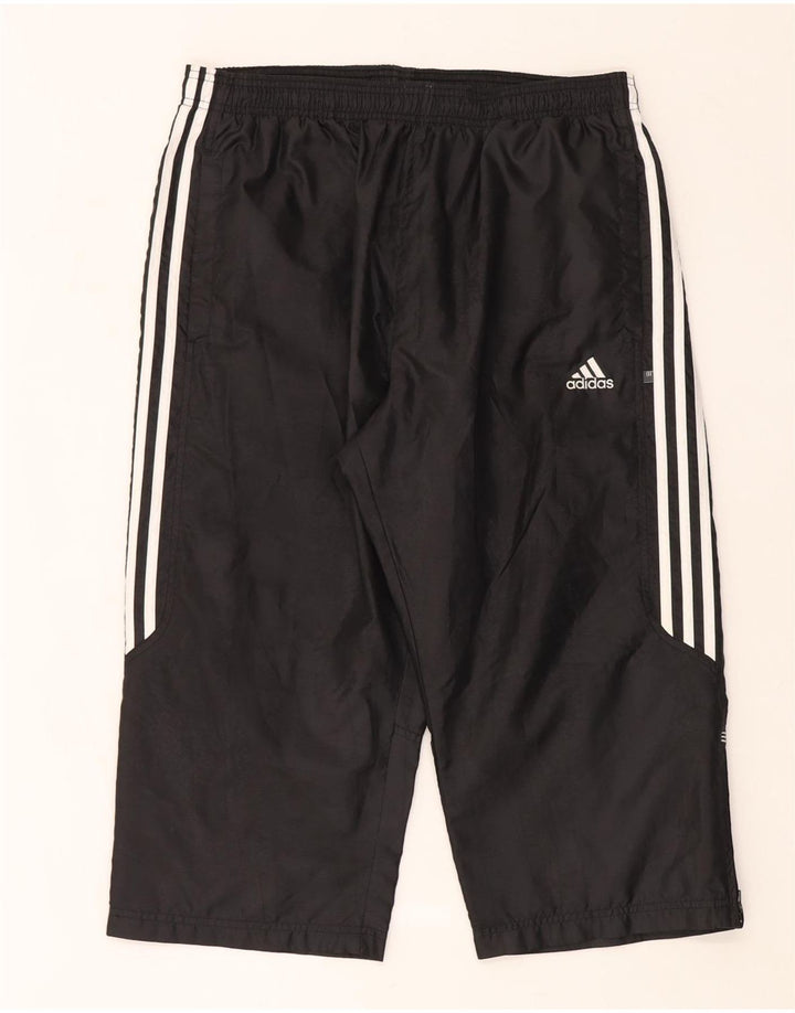 Adidas Pantalon de survêtement Capri pour homme Large Noir Polyester