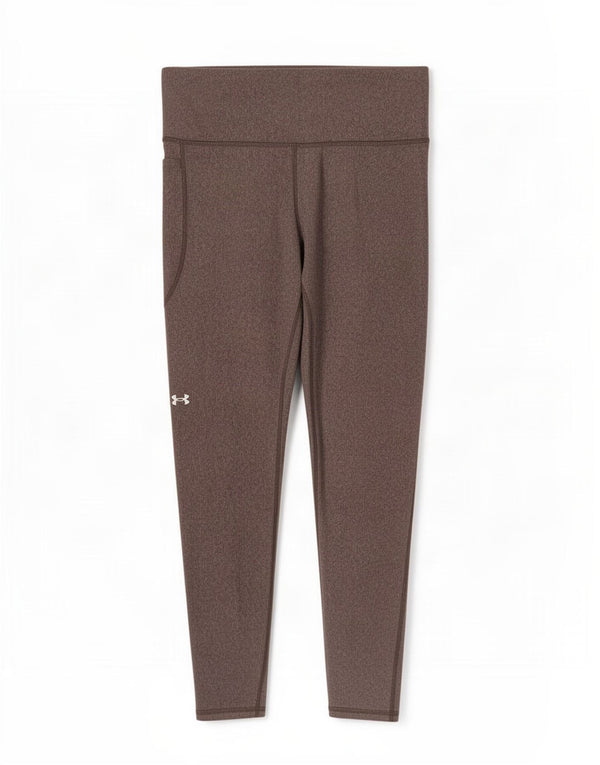 Under Armour Legging court de compression pour femme UK 16 Large Gris