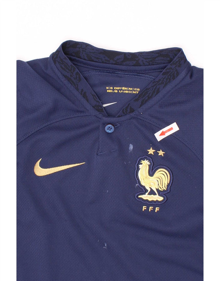 Nike Garçons T-Shirt Top 8-9 ans Petit Bleu Marine