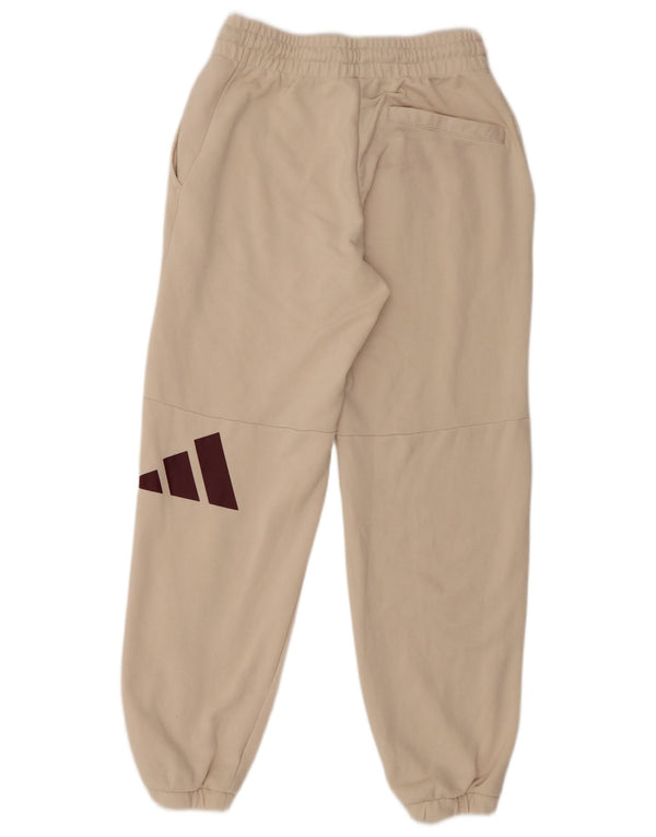 Adidas Pantalon de survêtement graphique pour homme en coton beige moyen