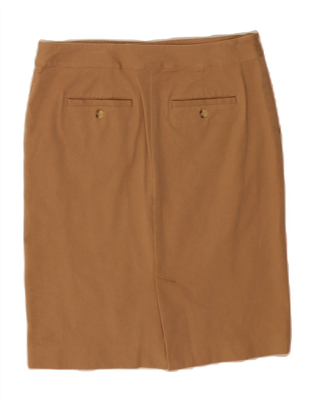 CHAPS Womens Straight Skirt US 6 Medium W30  Brown Cotton Vintage Chaps and Second-Hand Chaps from Messina Hembry 