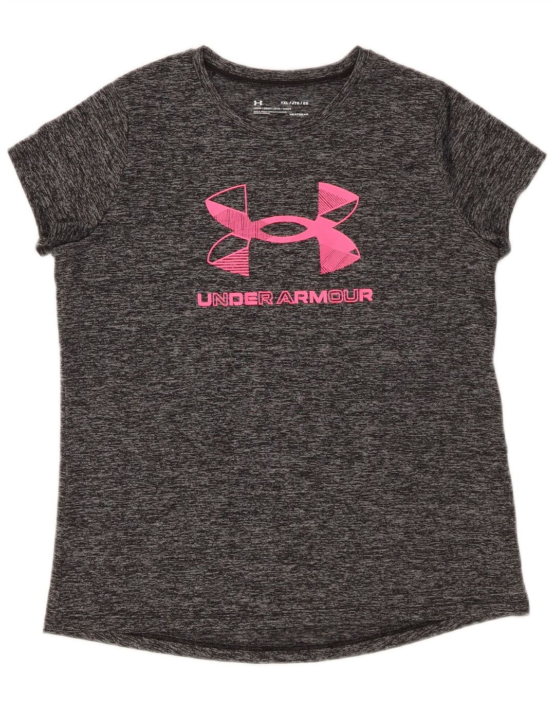 UNDER ARMOUR T-shirt graphique Heat Gear pour fille 13-14 ans XL Gris