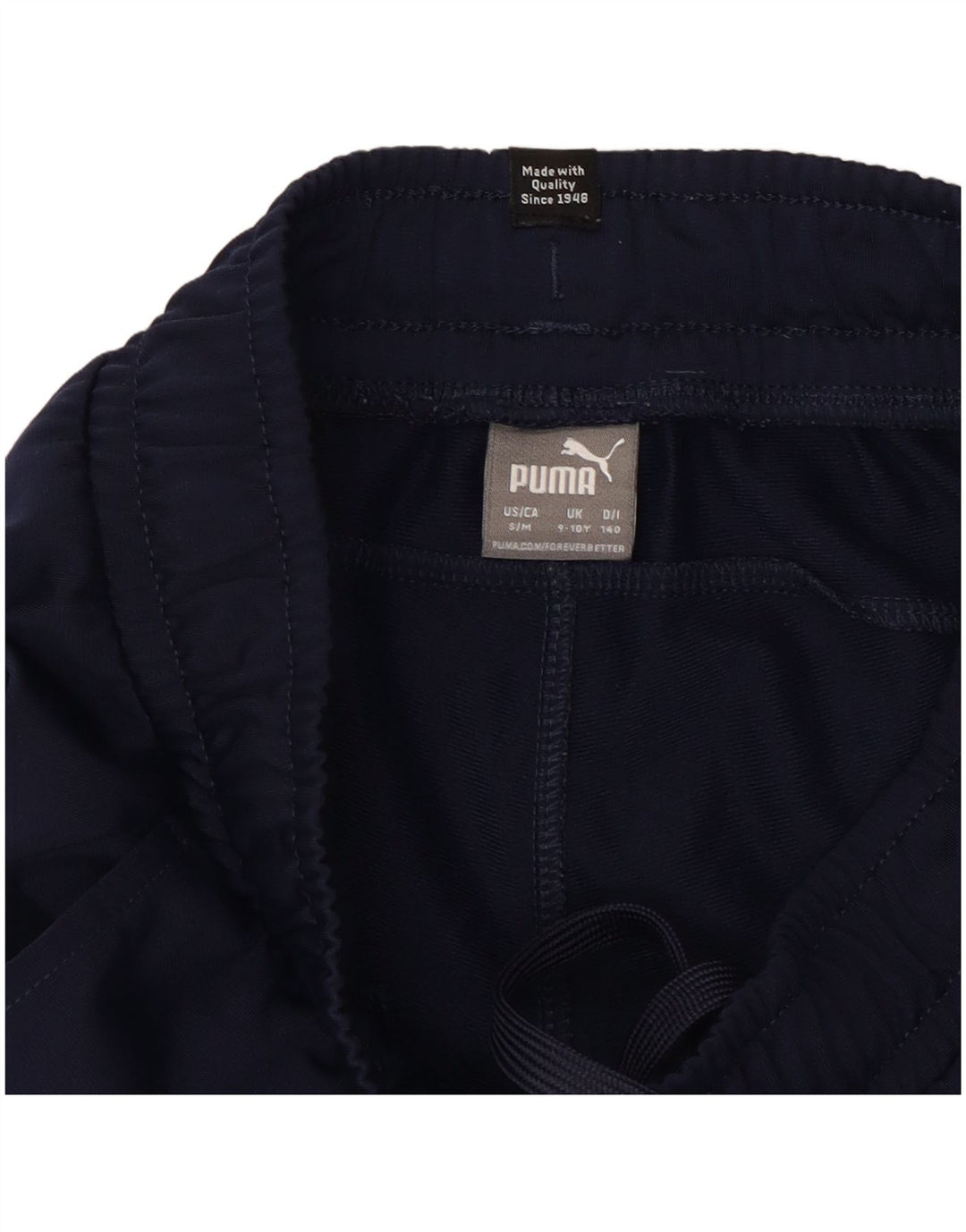 PUMA Pantalon de survêtement garçon 9-10 ans Bleu marine Polyester