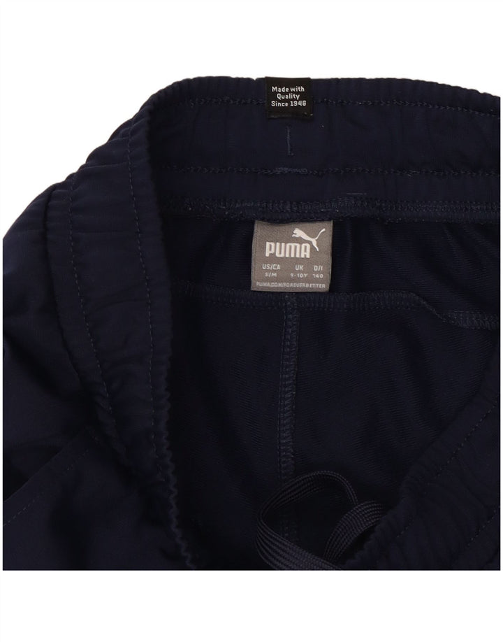 PUMA Pantalon de survêtement garçon 9-10 ans Bleu marine Polyester