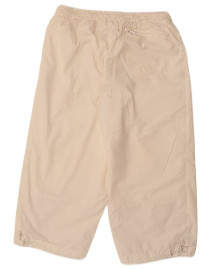ADIDAS Bermuda de sport pour hommes, grand, blanc cassé, en polyester