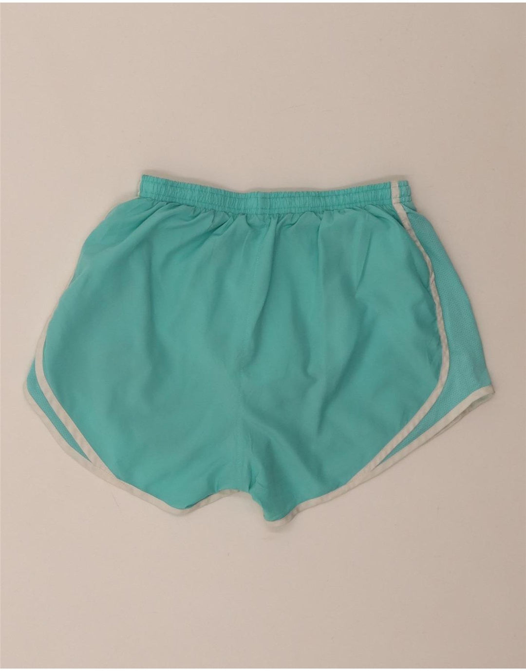 Nike Short de sport Dri Fit pour femme UK 8 Small Turquoise Polyester