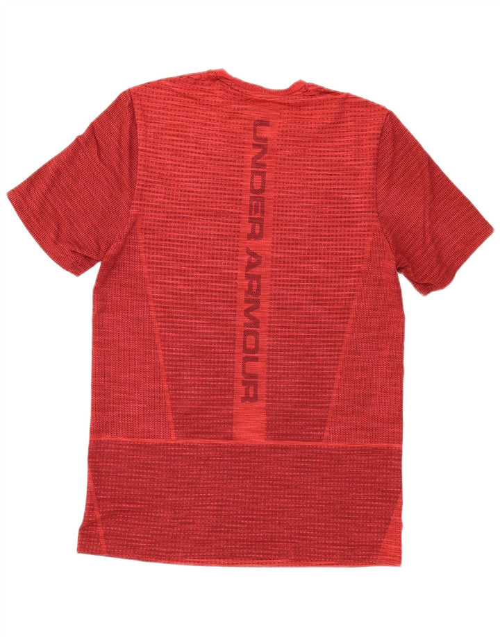 UNDER ARMOUR T-Shirt Graphique Homme Rouge Moyen Moucheté