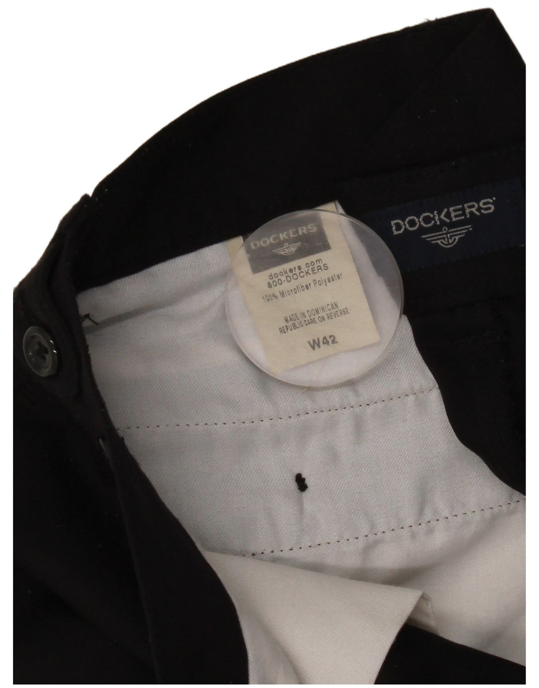 Dockers Short Chino Pegged Homme W42 2XL Noir Polyester