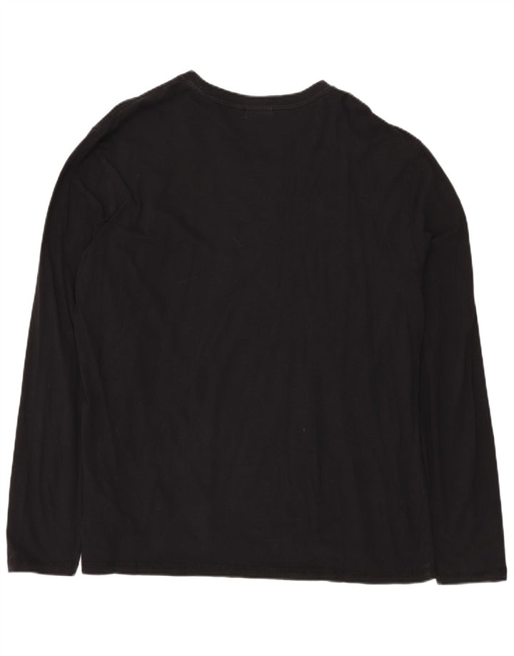 NAPAPIJRI Haut graphique à manches longues pour homme 3XL en coton noir