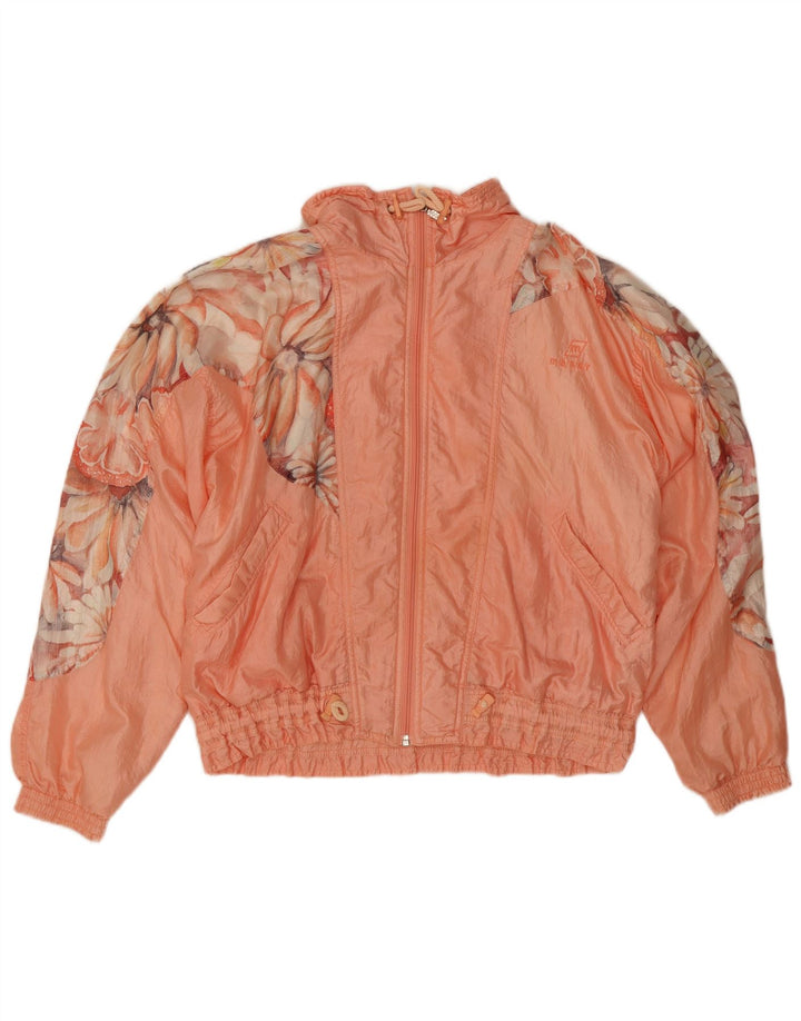 Maser M Veste de survêtement surdimensionnée pour femme UK 12 Rose moyen floral