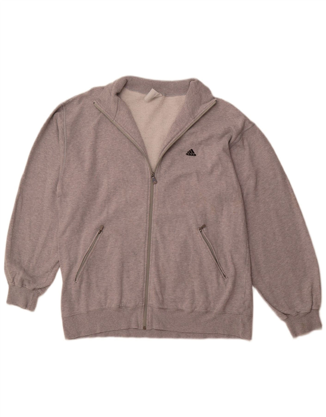 ADIDAS Veste de survêtement pour homme UK 40/42 Gris moyen Coton