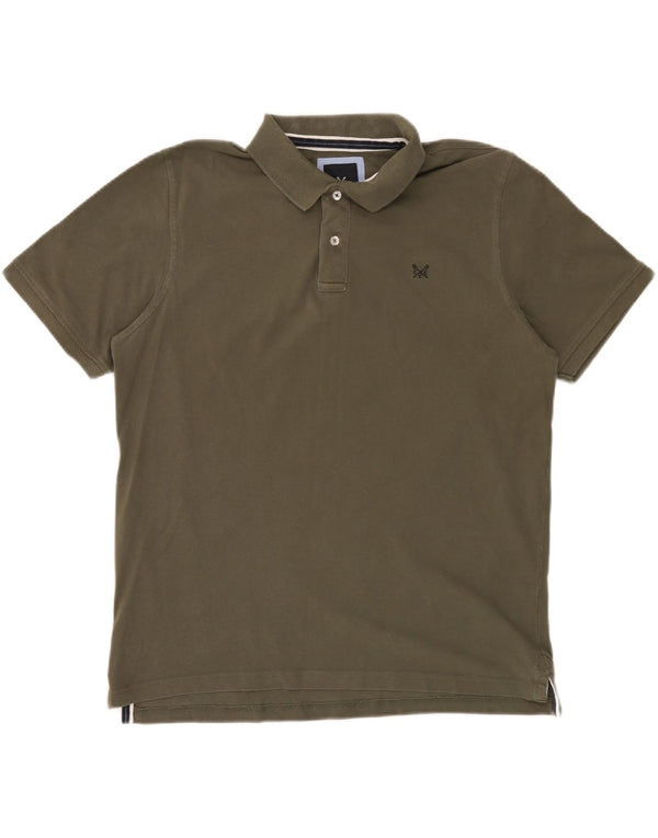 Crew Clothing Polo Homme XL Kaki Coton