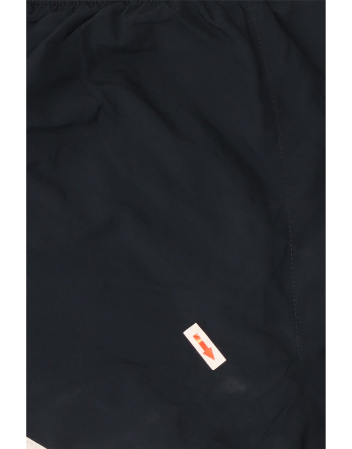NIKE Short de sport Dri Fit pour femme UK 14 Bleu marine moyen Polyester