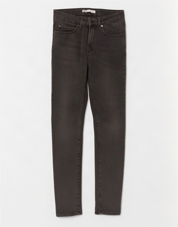 Zara Jean skinny pour homme EU 38 Small W30 L29 Gris