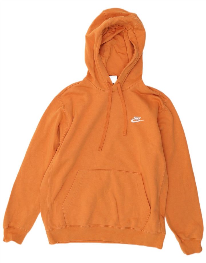 NIKE Pull à capuche pour homme en coton orange moyen