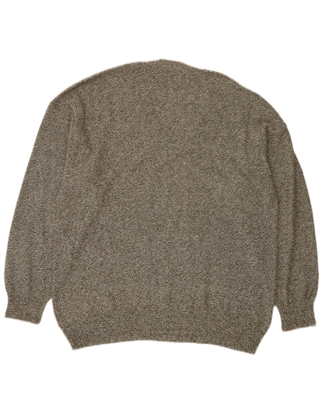 Engbers Pull Col V Homme IT 50 Coton Rayé Gris Moyen