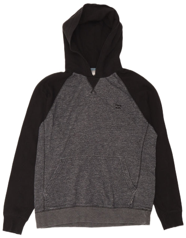 Billabong Pull à capuche pour homme Large en coton color block gris