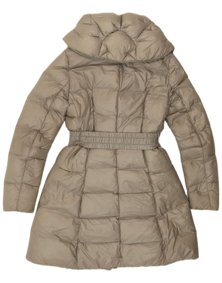 BLAUER Manteau rembourré pour femme UK 10 Petit Beige