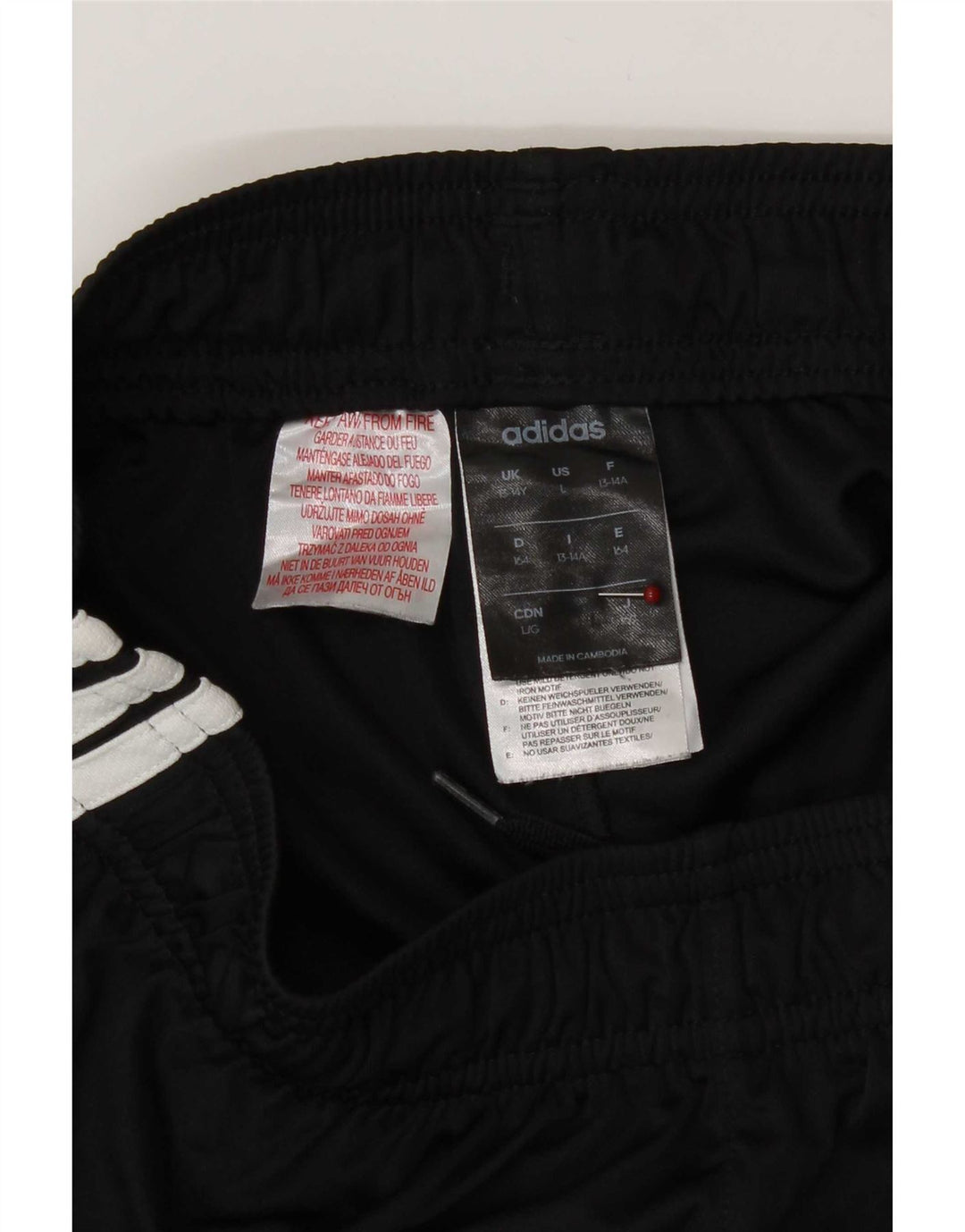 Adidas Short de sport garçon 13-14 ans Noir Polyester
