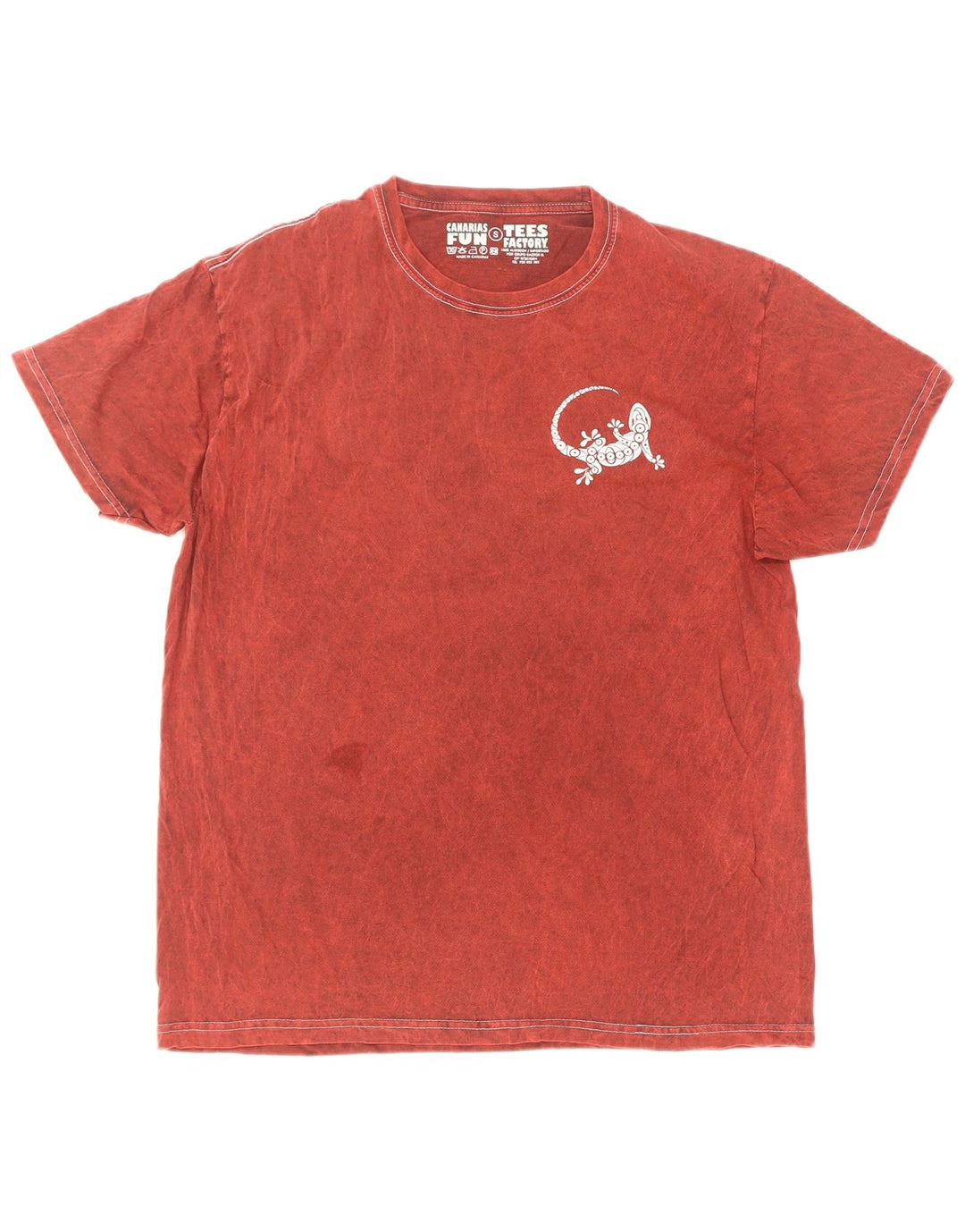 vintage Mens T-Shirt Top Petit Coton Rouge