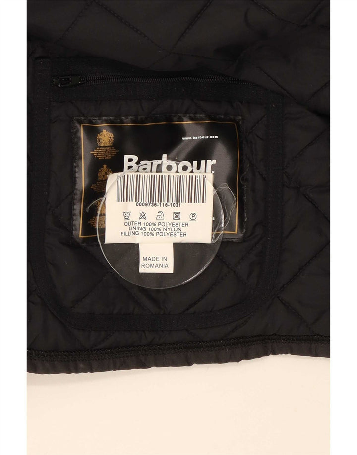 Barbour Veste matelassée pour homme UK 42 XL Noir Polyester