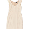 MAX & CO. Womens Sheath Dress UK 8 Small  Off White Cotton | Vintage Max & Co. | Thrift | Second-Hand Max & Co. | Used Clothing | Messina Hembry 