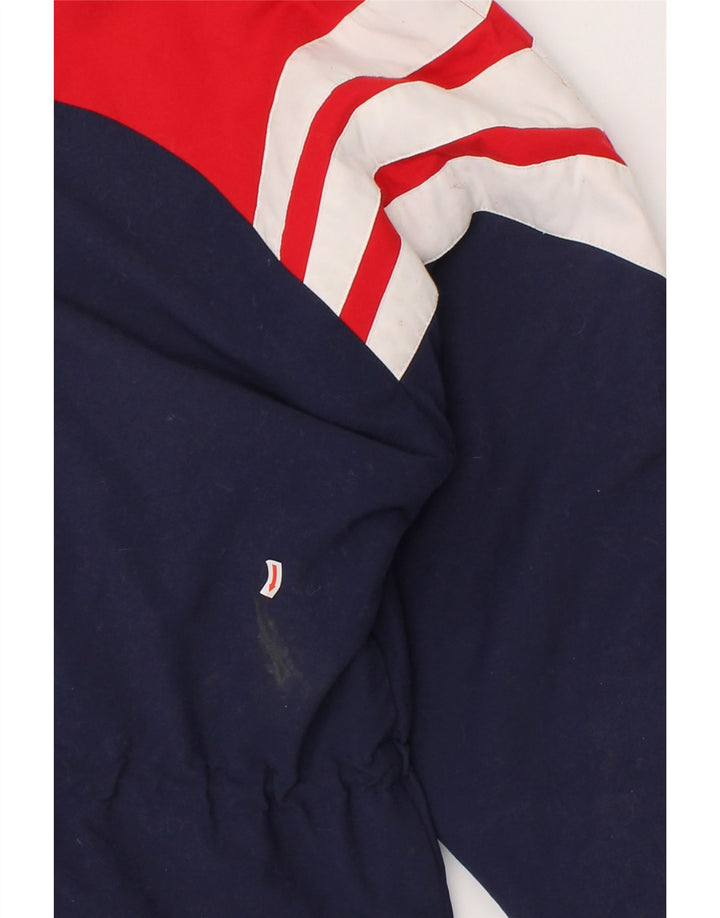 ADIDAS Veste coupe-vent pour hommes UK 38/40 Bleu marine moyen Colourblock