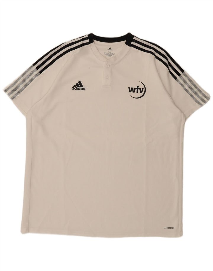 Adidas Hommes Aeroready T-Shirt Top XL Blanc