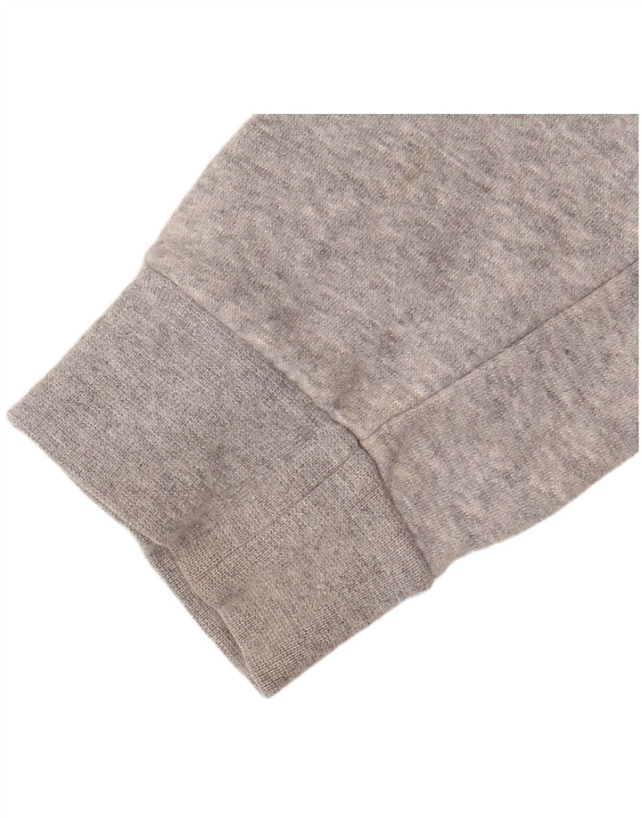 ADIDAS Pull à capuche graphique pour garçon 13-14 ans Gris Moucheté Coton