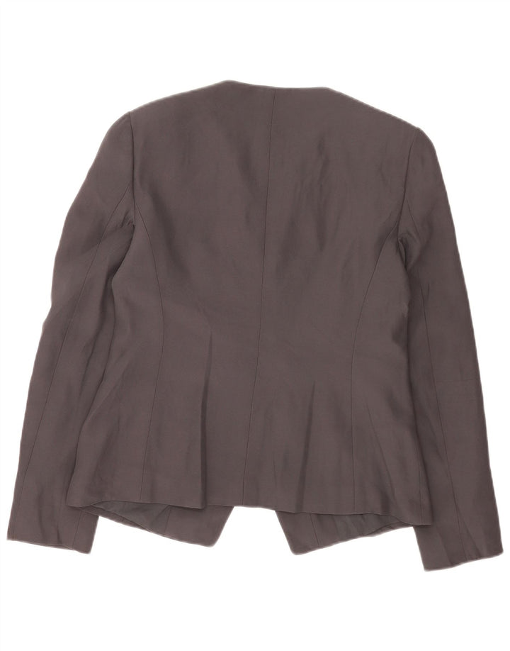 Armani Collezioni Veste Blazer 1 Bouton Femme IT 42 Acétate Noir Moyen