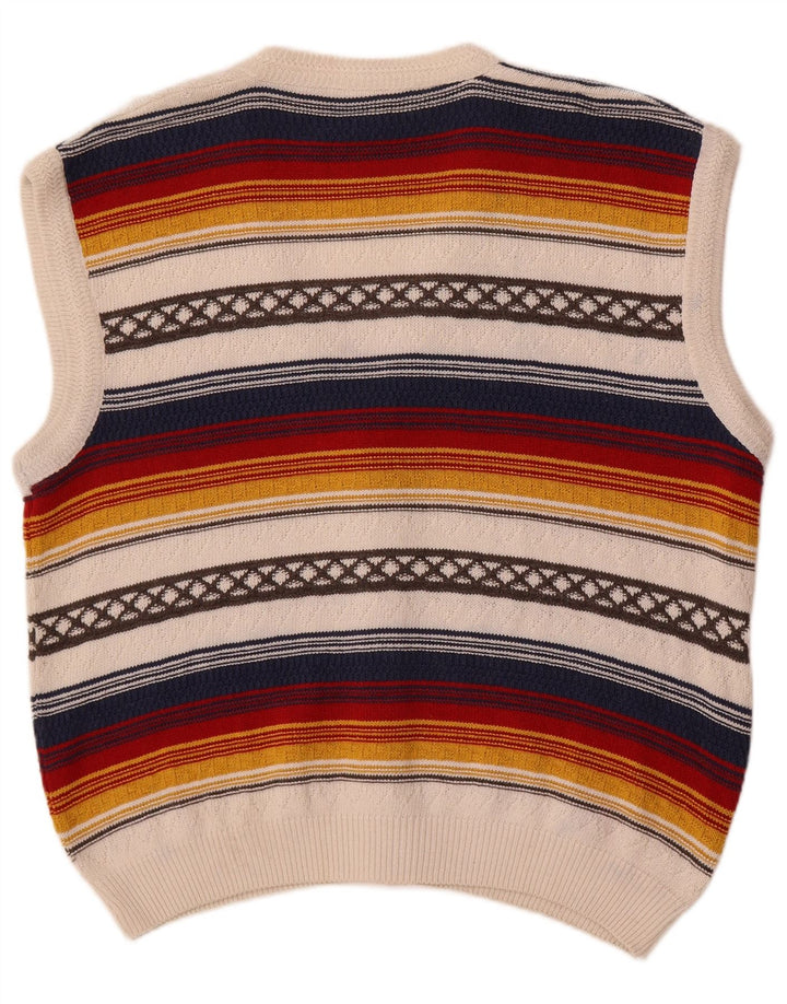 San Marco Cardigan Homme Pull IT 50 Medium Multicolore Rayé