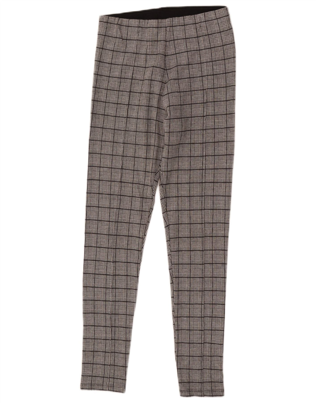 Zara Femme Legging Gris Moyen Carreaux