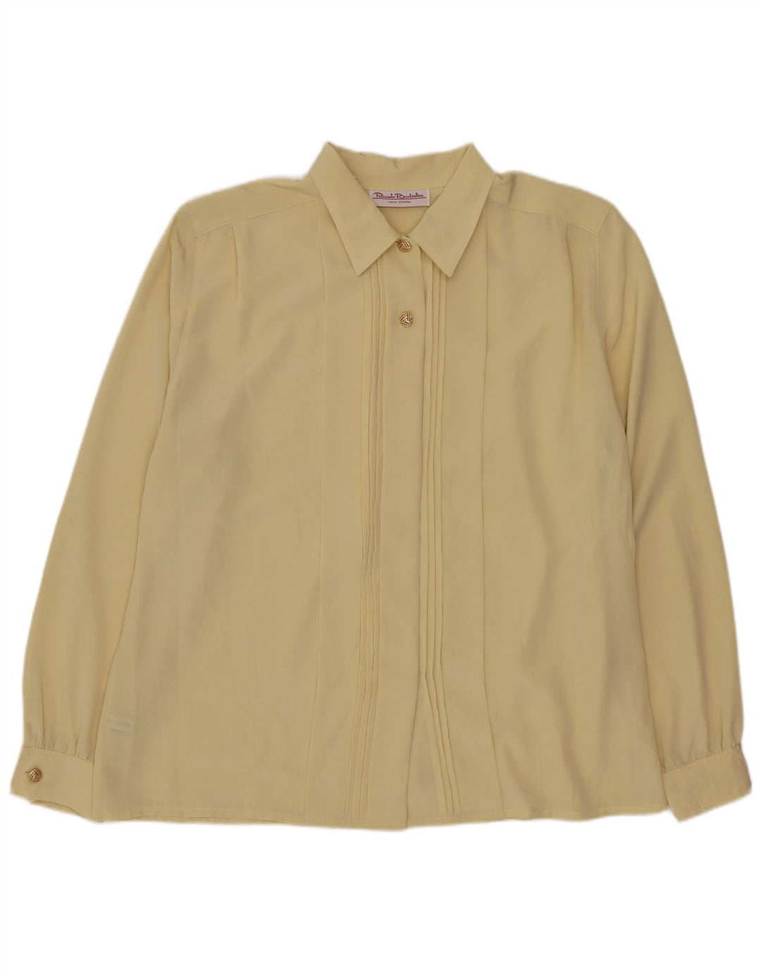 Renato Balestra Femme Chemise Oversize Blouse IT 48 XL Beige Polyester