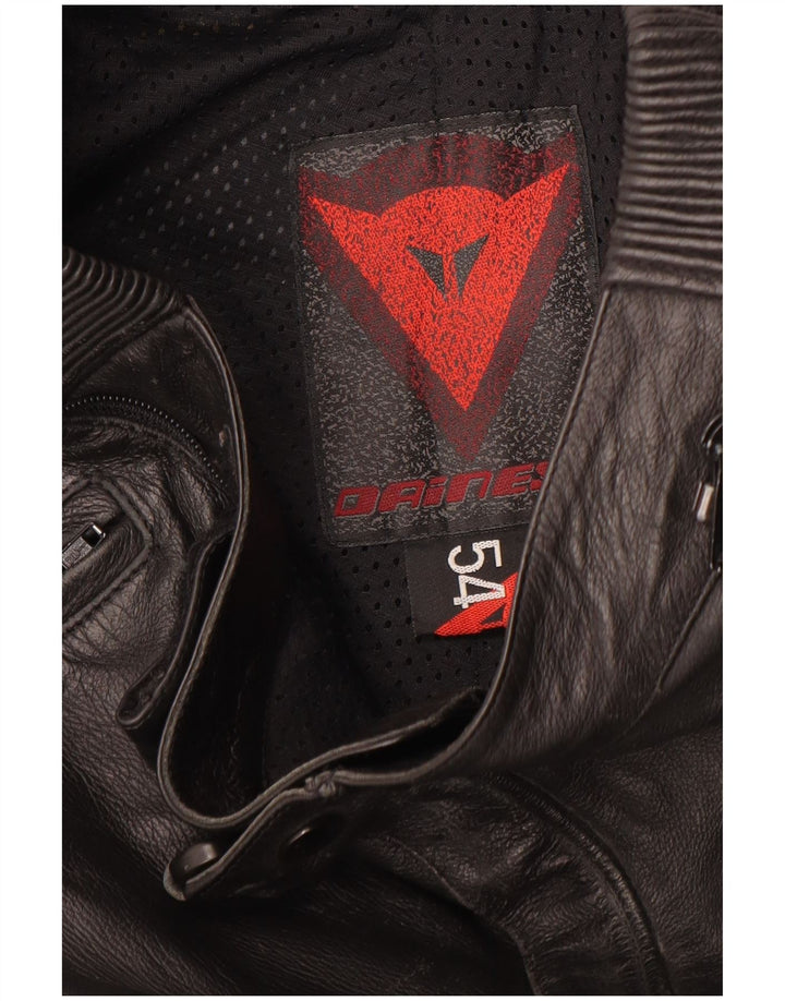 Dainese Pantalon de moto en cuir pour homme EU 54 Large W32 L30 Noir