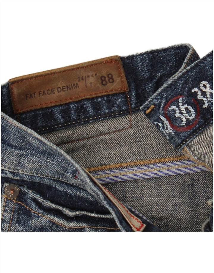 Fat Face Jean Bootcut Homme W36 L32 Bleu Marine Coton