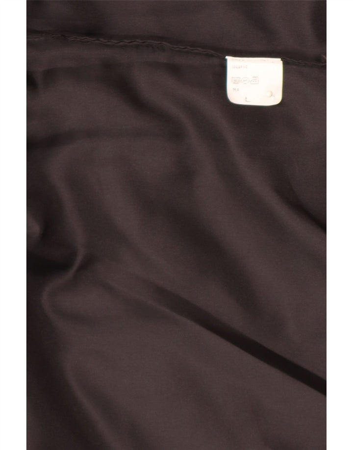 Off Limits Gilet en similicuir pour hommes, grand, noir, polyvinyle