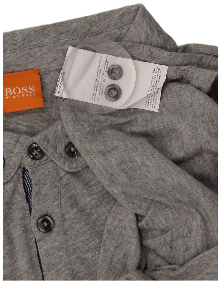 Hugo Boss Polo Homme Grand Gris Coton