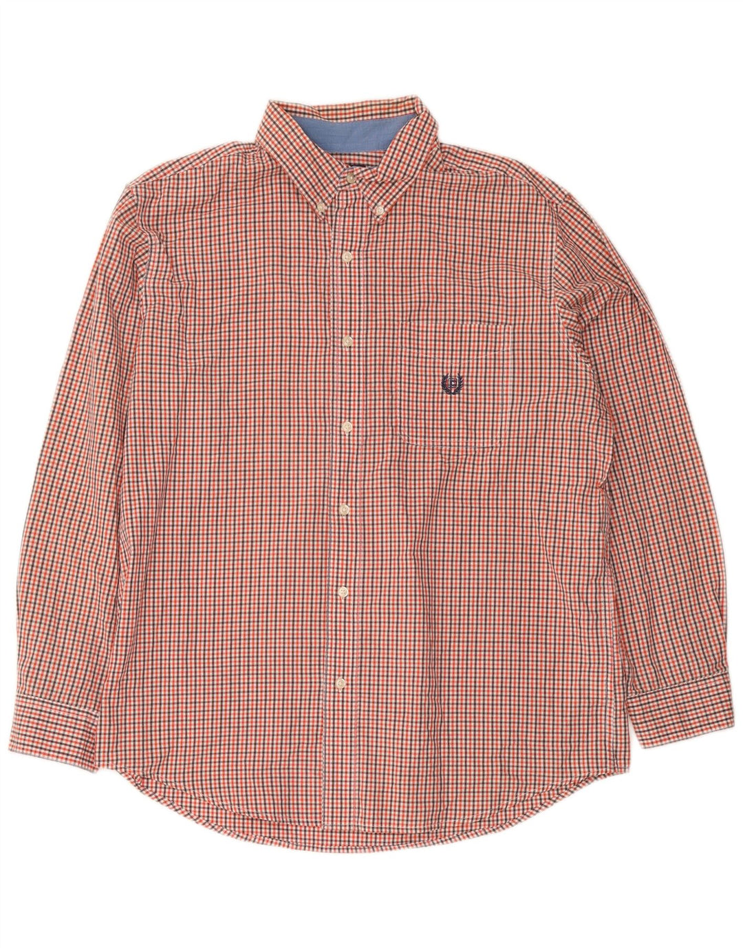 Chaps Chemise facile d'entretien pour hommes, grand coton vichy rouge