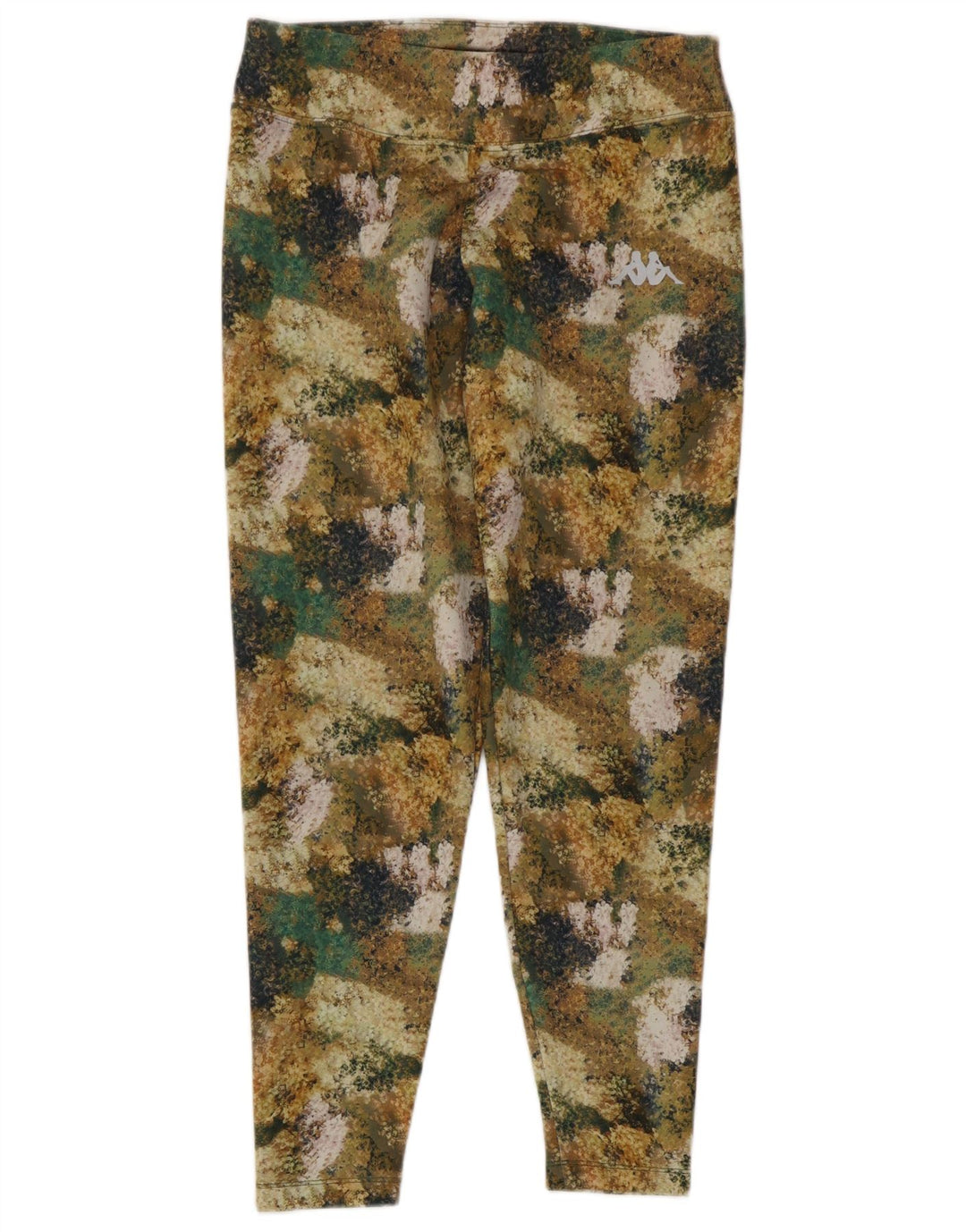 Kappa Leggings Femme UK 44 Medium Multicolore Camouflage Polyester